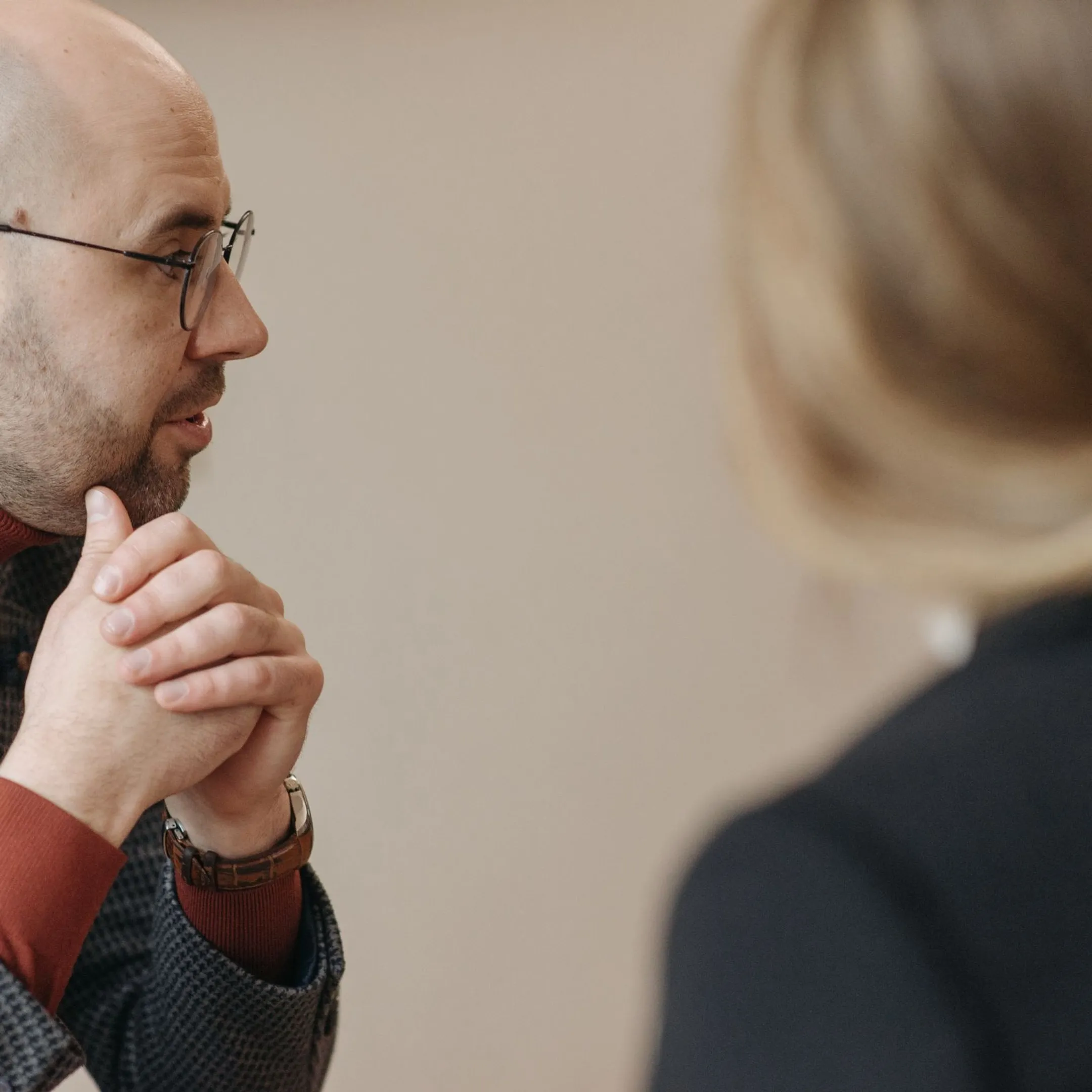 Corporate professionals participating in an emotional intelligence workshop