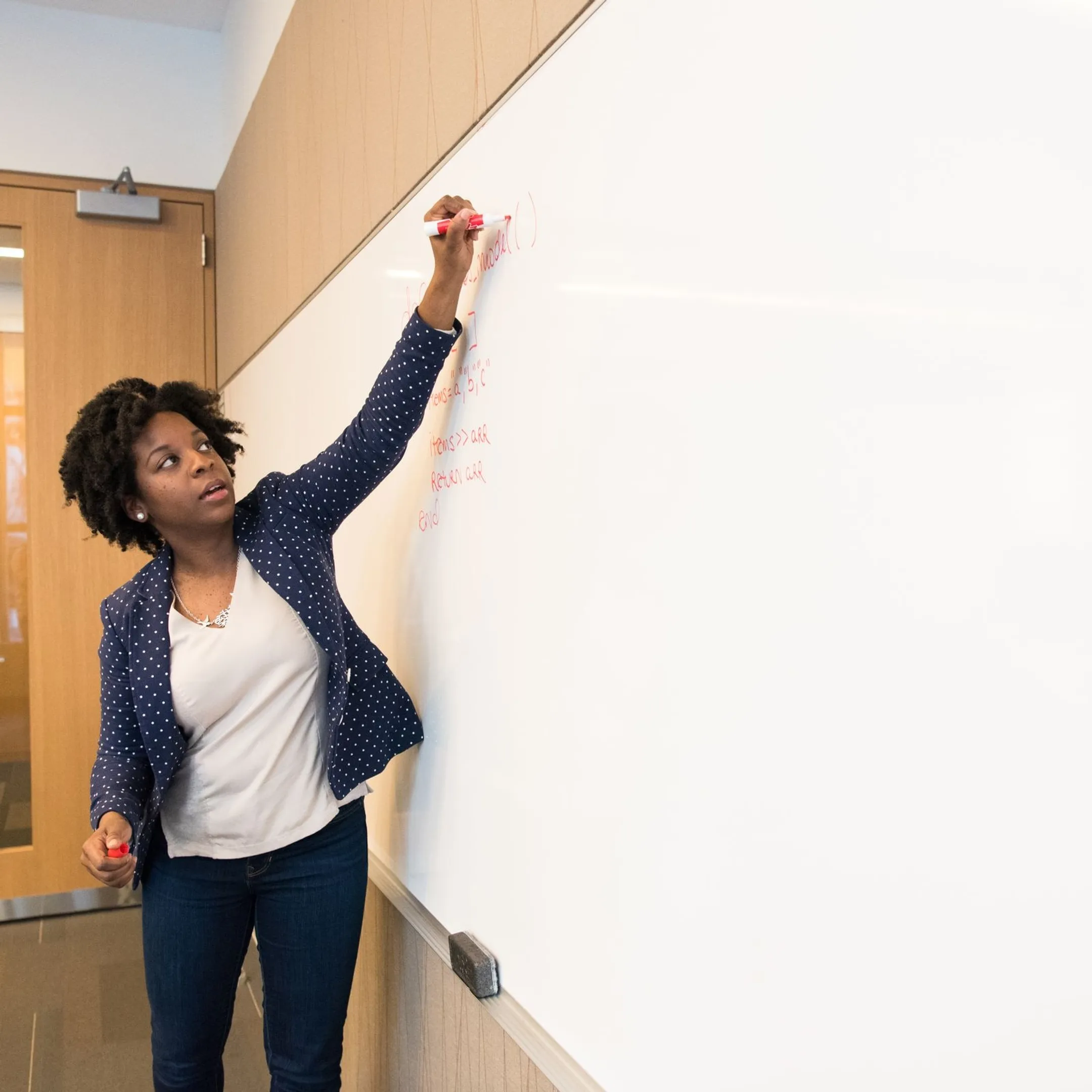 Educator leading a collaborative school team discussion
