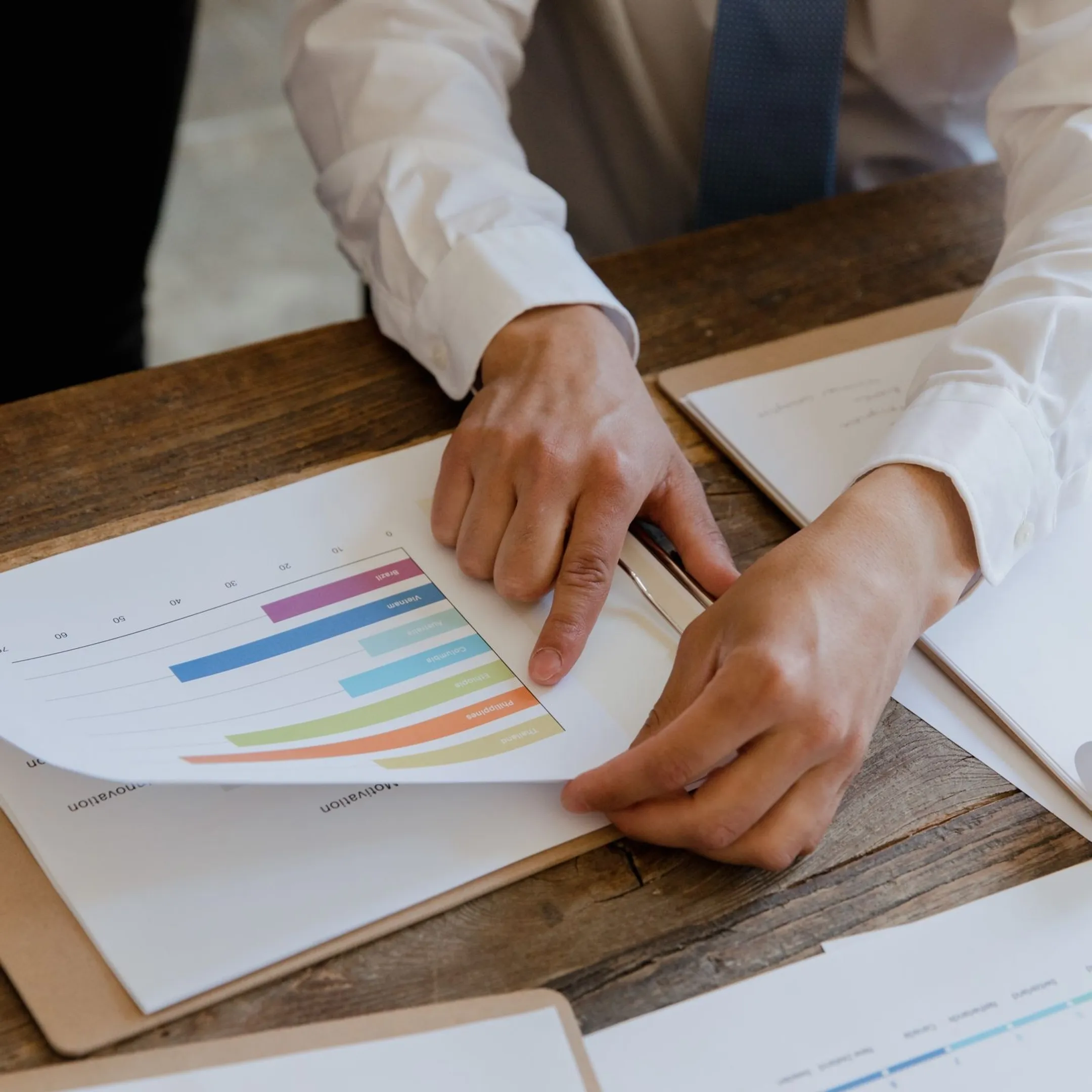 Professionals reviewing True Colors personality assessment results