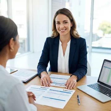 Patient reviewing dental insurance coverage options with insurance advisor