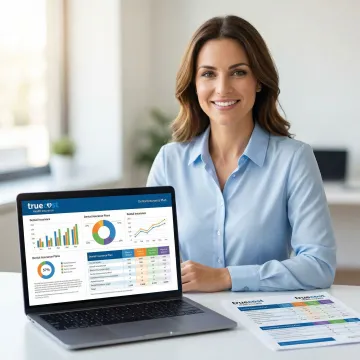 Licensed advisor comparing dental insurance plans on computer screen