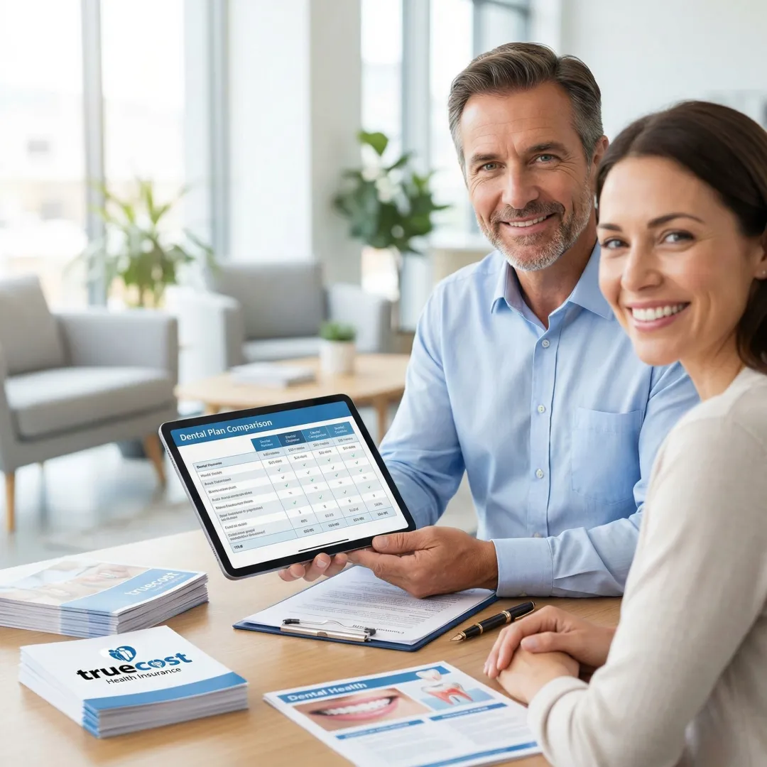 Dental insurance advisor consulting with Denton resident about coverage options