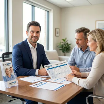 Licensed insurance advisor consulting with Green Bay client about dental coverage options