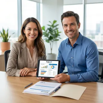 Licensed insurance advisor consulting with High Point client about dental plans