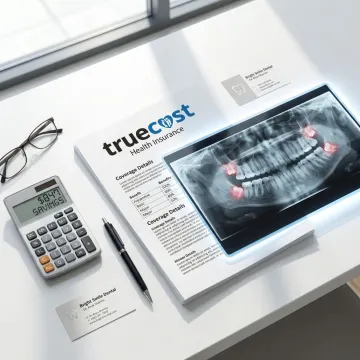 Dental insurance coverage documents and wisdom teeth X-ray