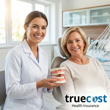 Happy patient receiving comprehensive dental care consultation