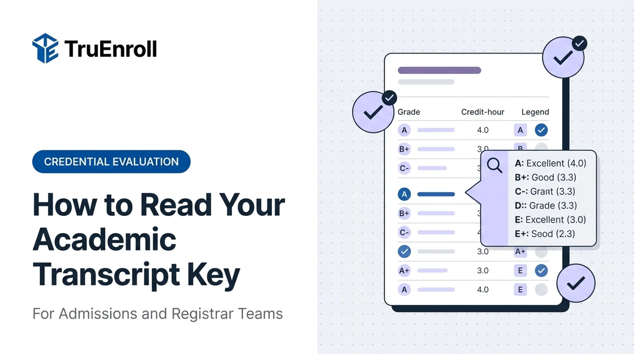 How to Read an Academic Transcript Key: A Guide for Evaluators