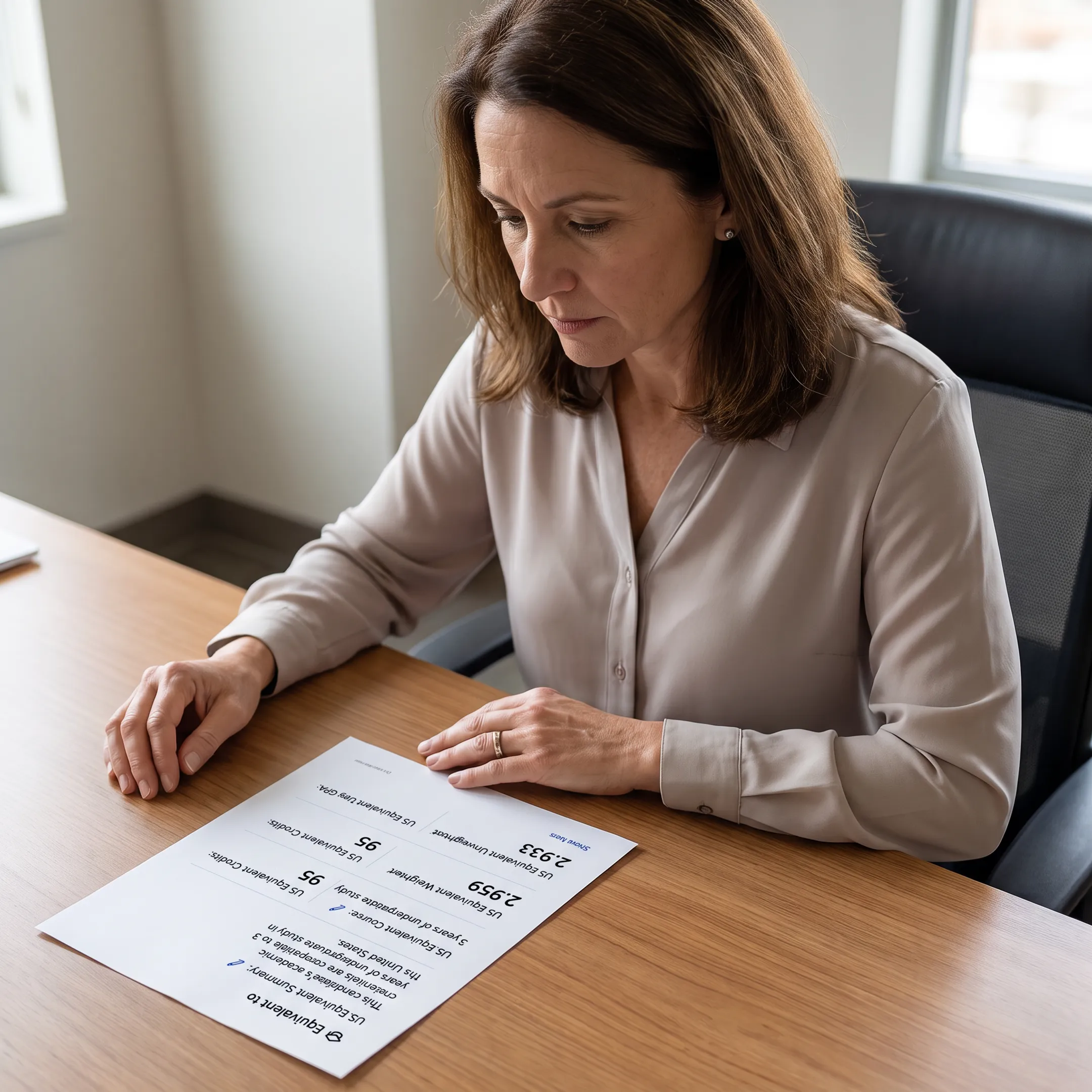 University registrar reviewing a source-linked transfer credit evaluation