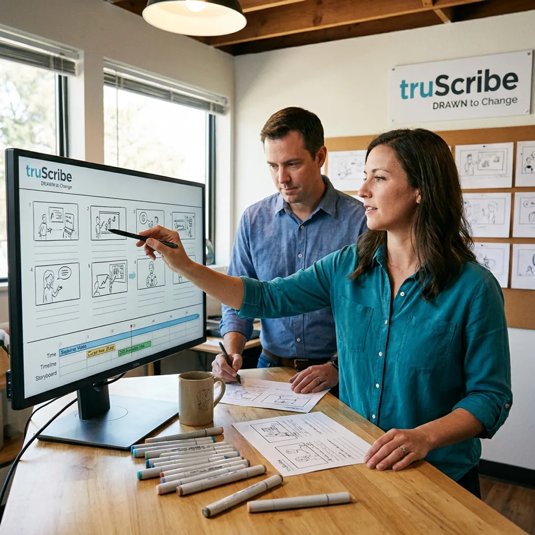Interactive media production workspace