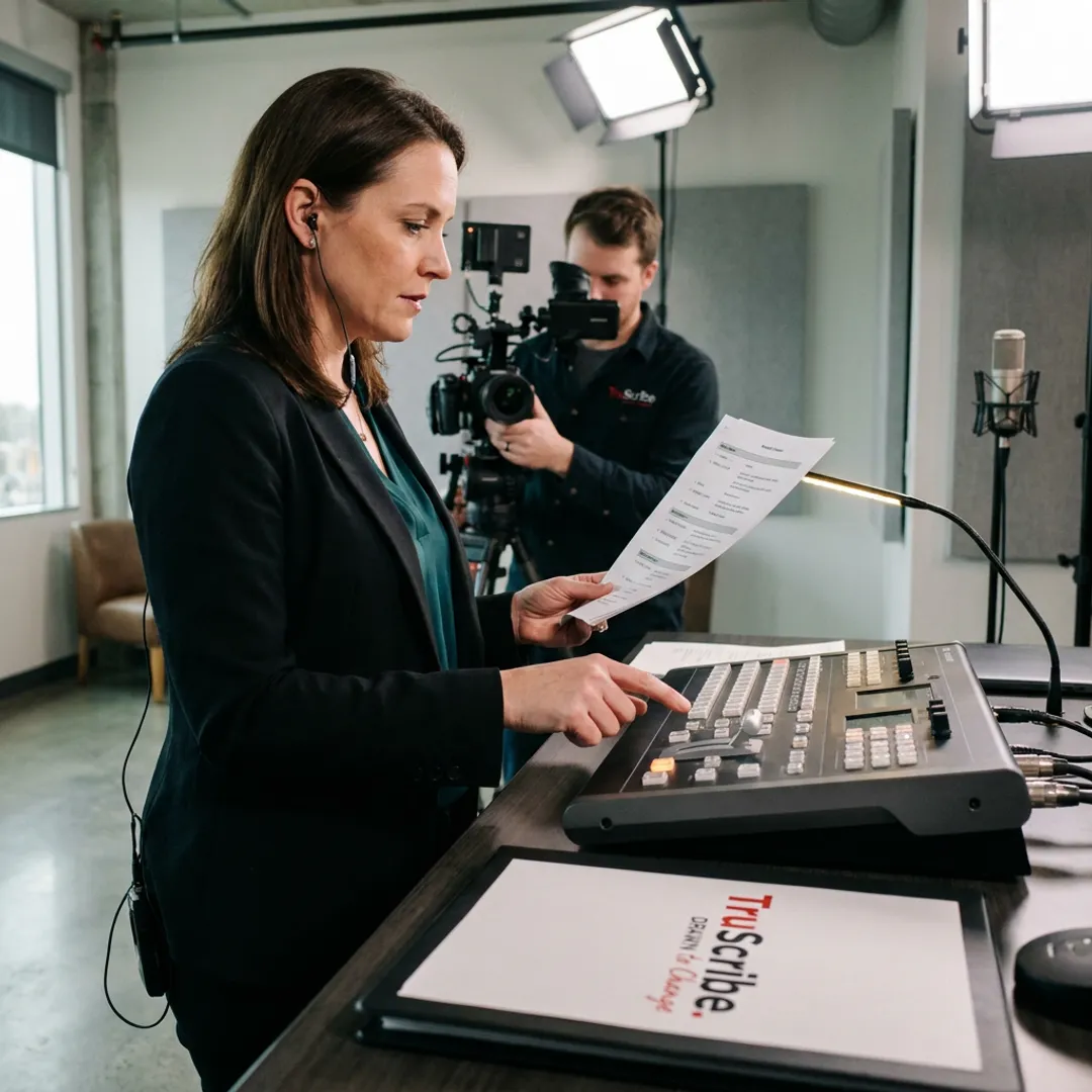 Corporate live video production planning session