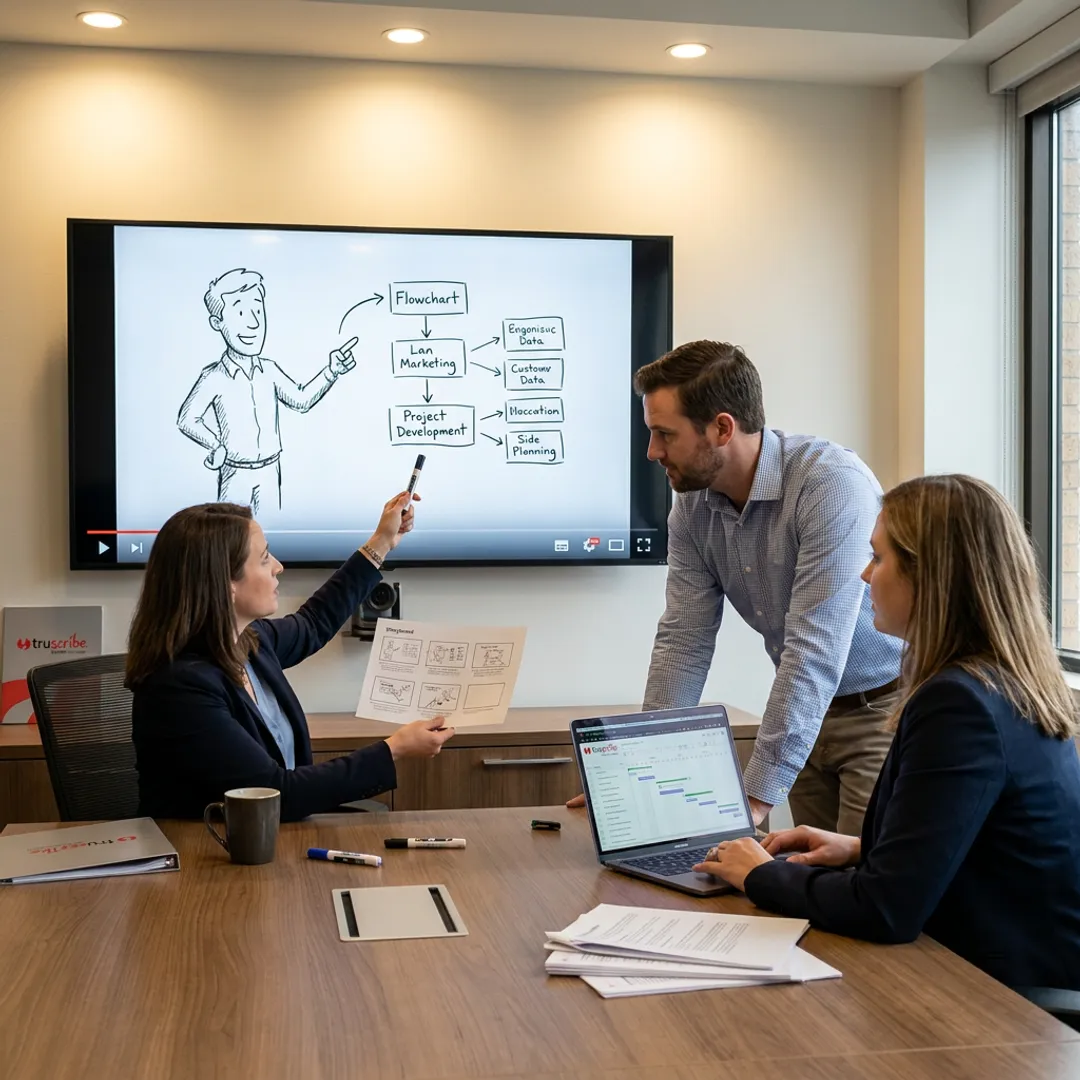 Enterprise promotional whiteboard video production