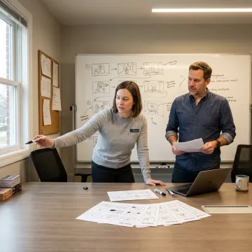 Storyboard planning for trade show animation