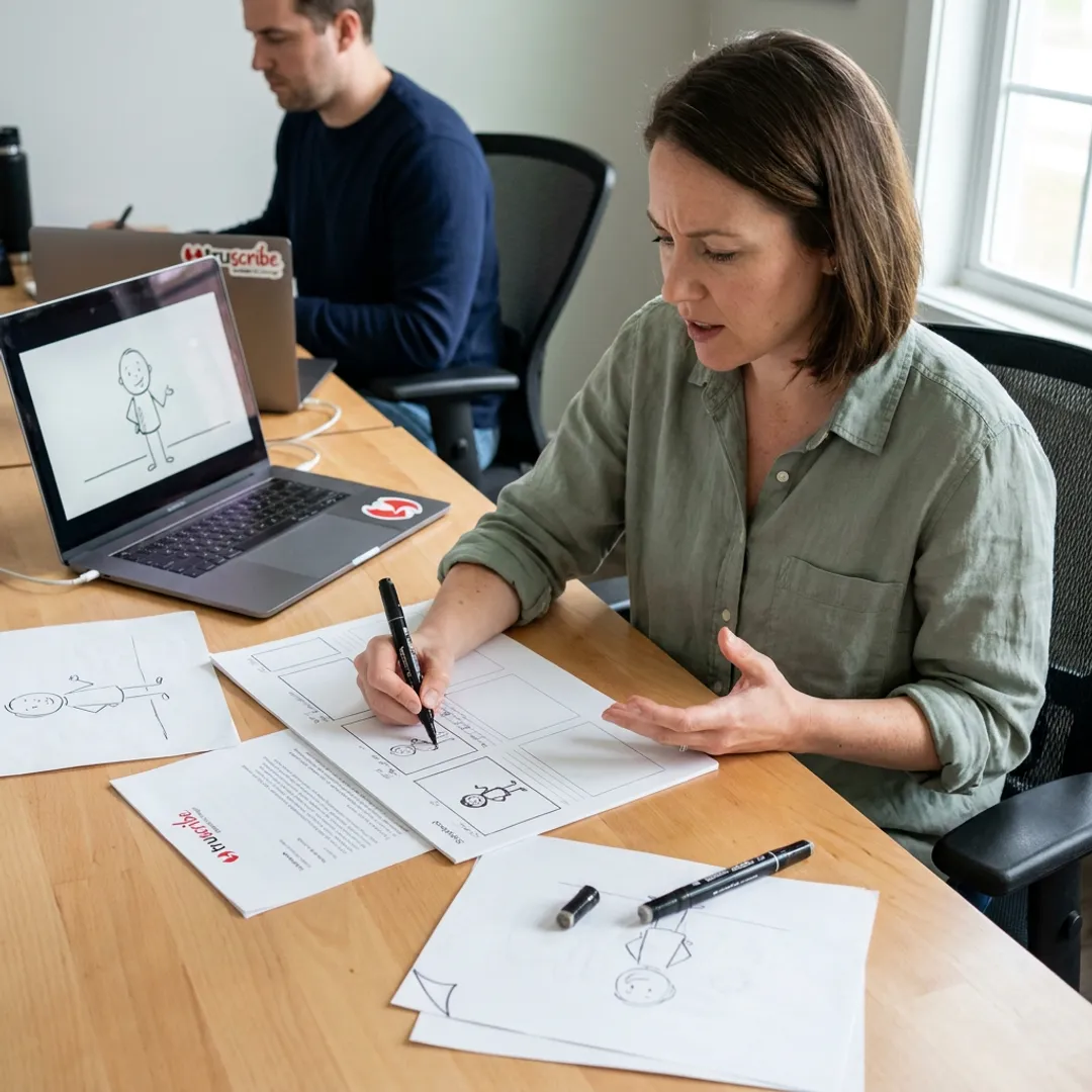 Corporate training whiteboard animation session