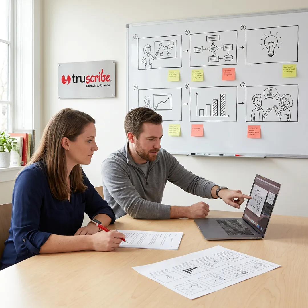 Whiteboard video production process