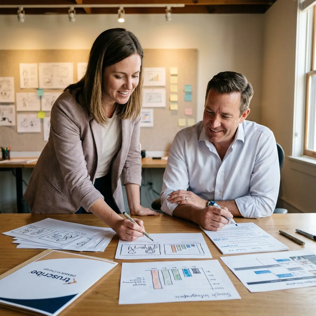 Finance animation production storyboard process