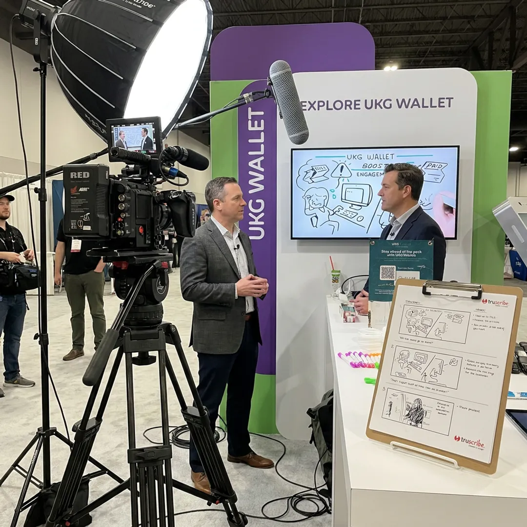 Professional video production setup in Louisville