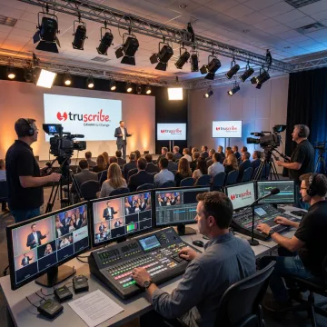 Corporate live event video streaming setup