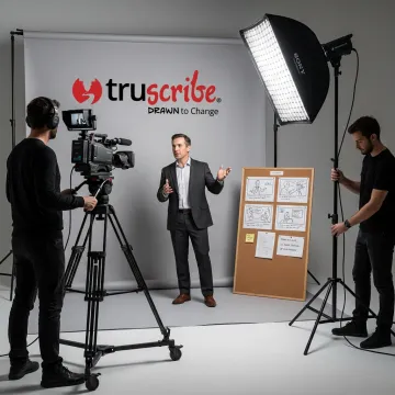 Professional infomercial video production team
