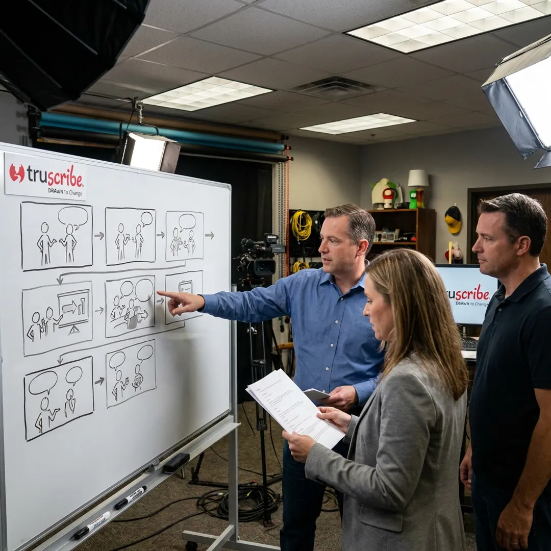 Enterprise whiteboard explainer video production