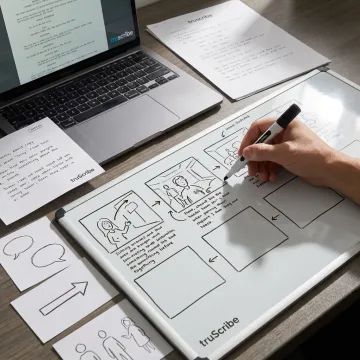 Hand-drawn online explainer video production