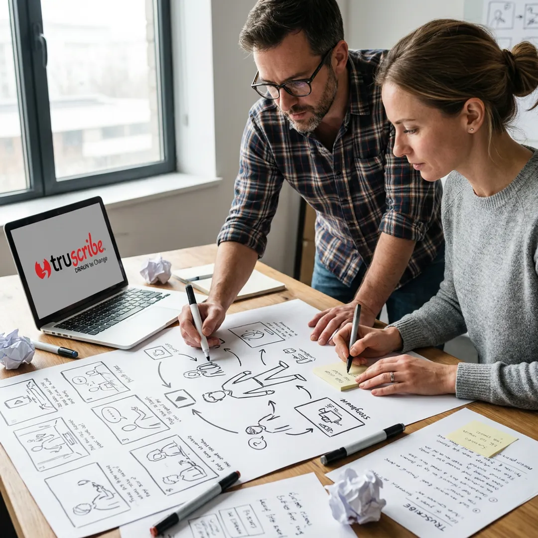 Whiteboard animation production process