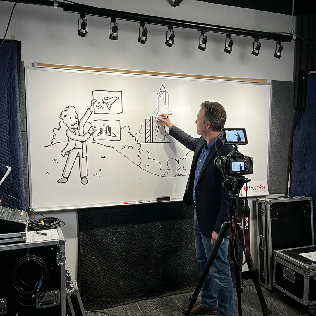 Whiteboard explainer video production studio