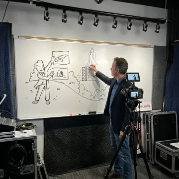 Whiteboard explainer video production studio