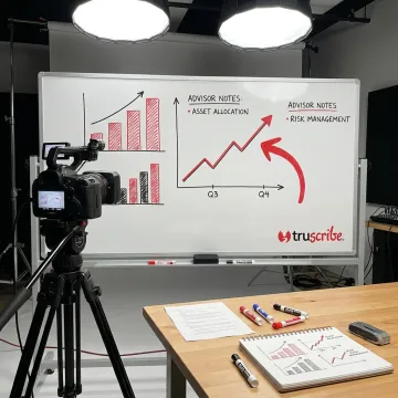 Financial services whiteboard video production