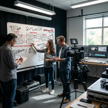 B2B commercial video production team