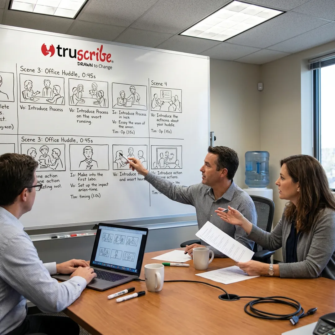 Corporate training video storyboard