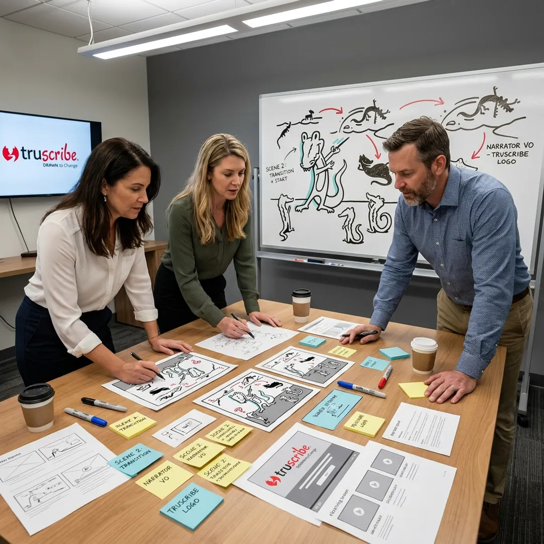 Team planning illustrated learning and development content
