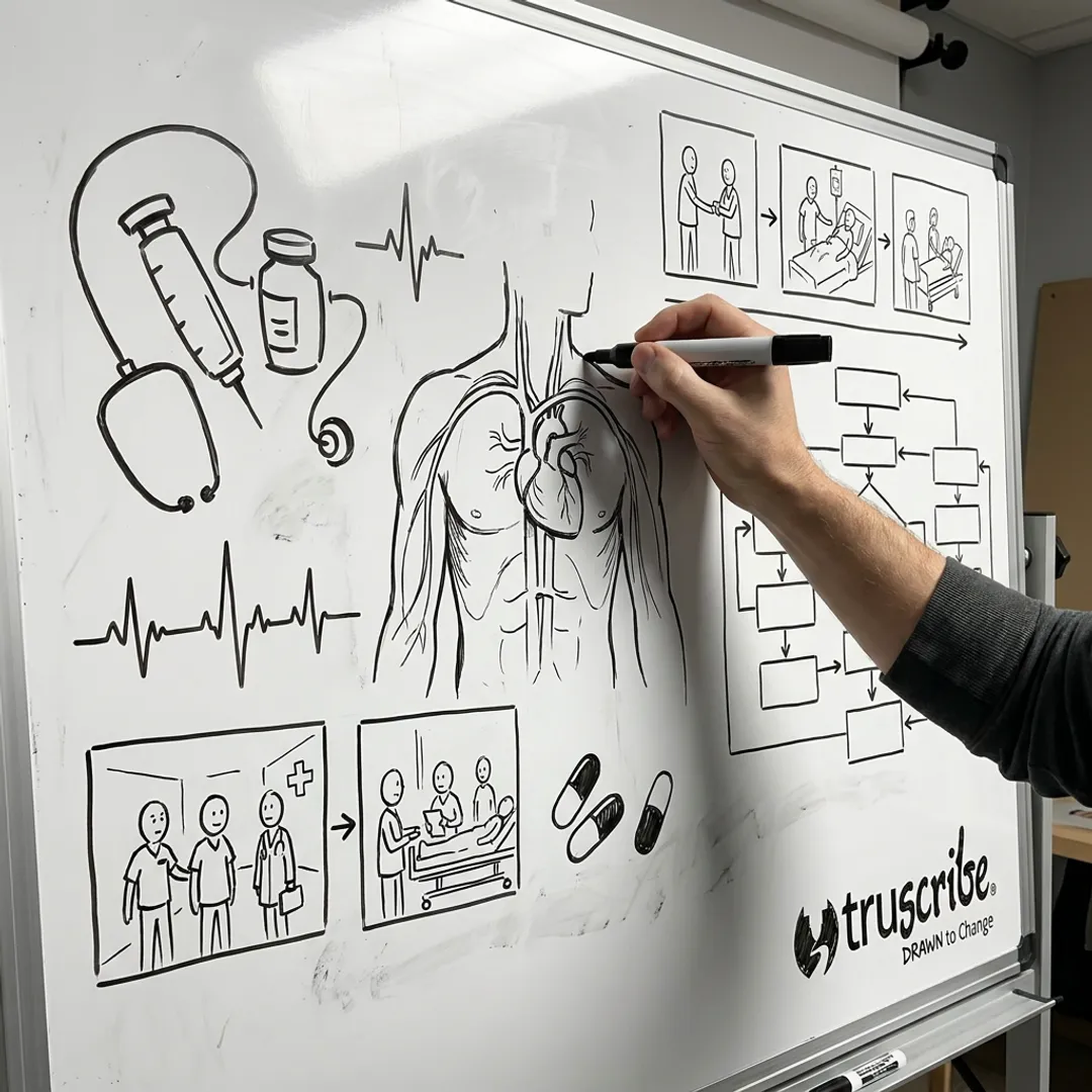 Medical explainer video illustration