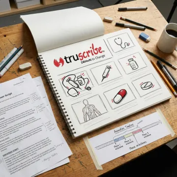 Medical explainer video production process