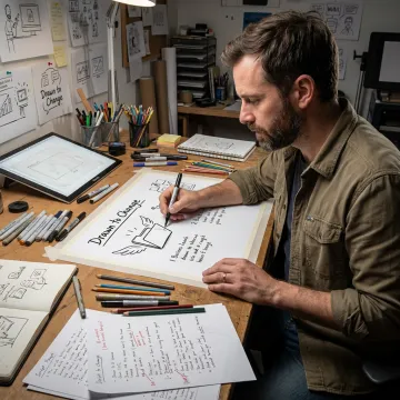 Hand-drawn B2B explainer video production