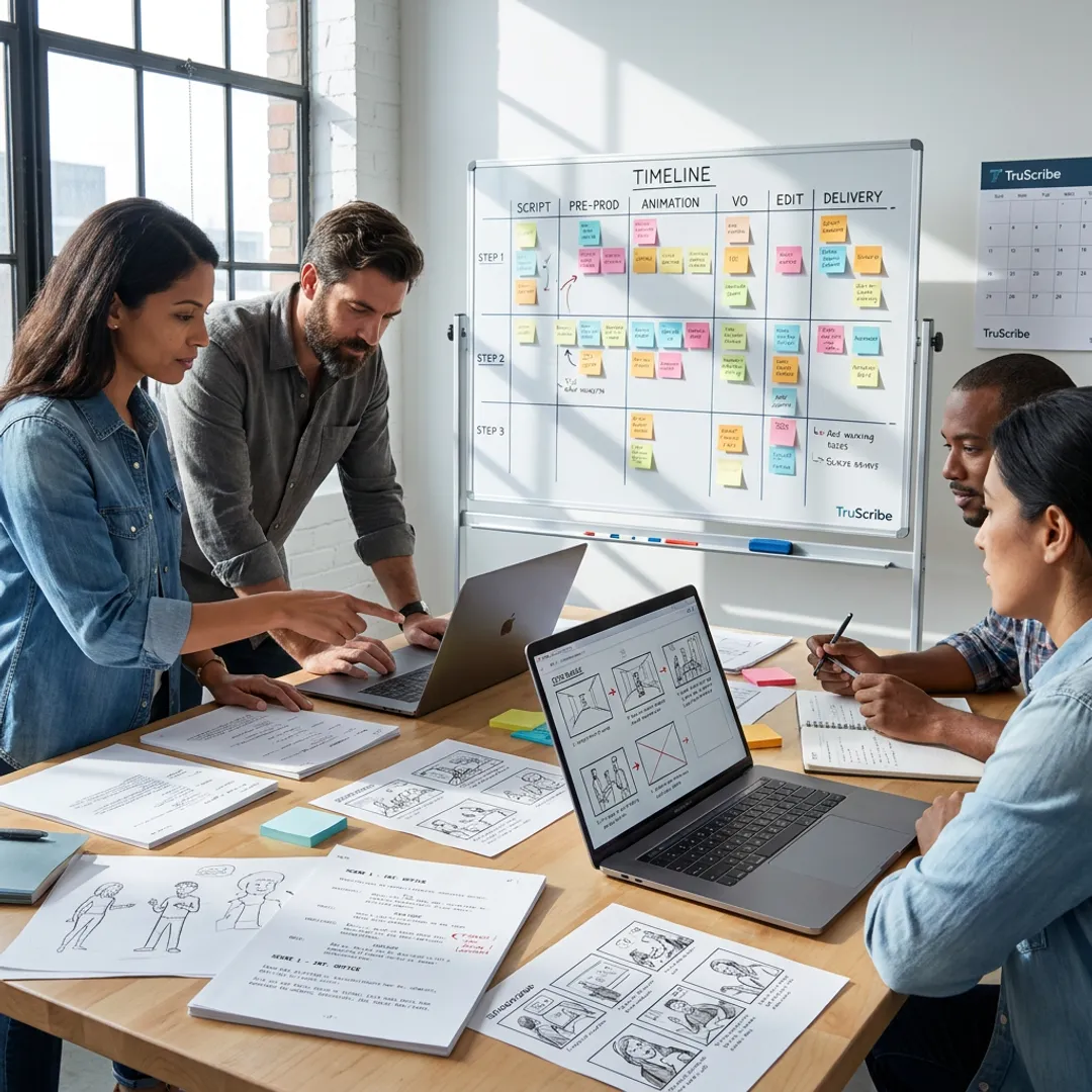 Enterprise video production planning session
