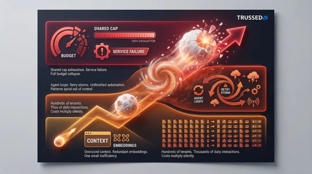 Multi-tenant AI cost compounding factors from token usage to budget failure