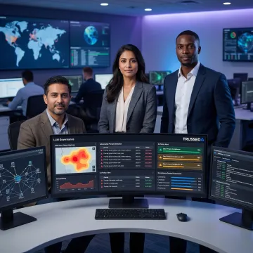 Enterprise AI security team reviewing LLM risks
