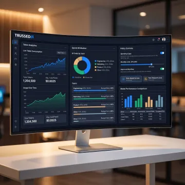 AI budget governance platform interface