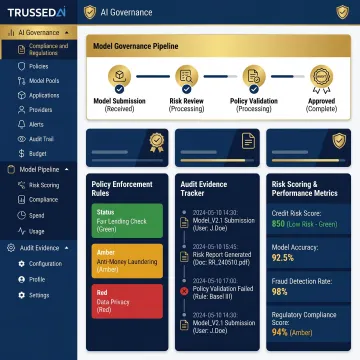 AI model risk management workflow for banks