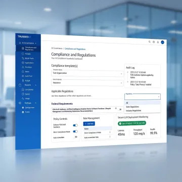 Enterprise AI compliance dashboard and governance controls