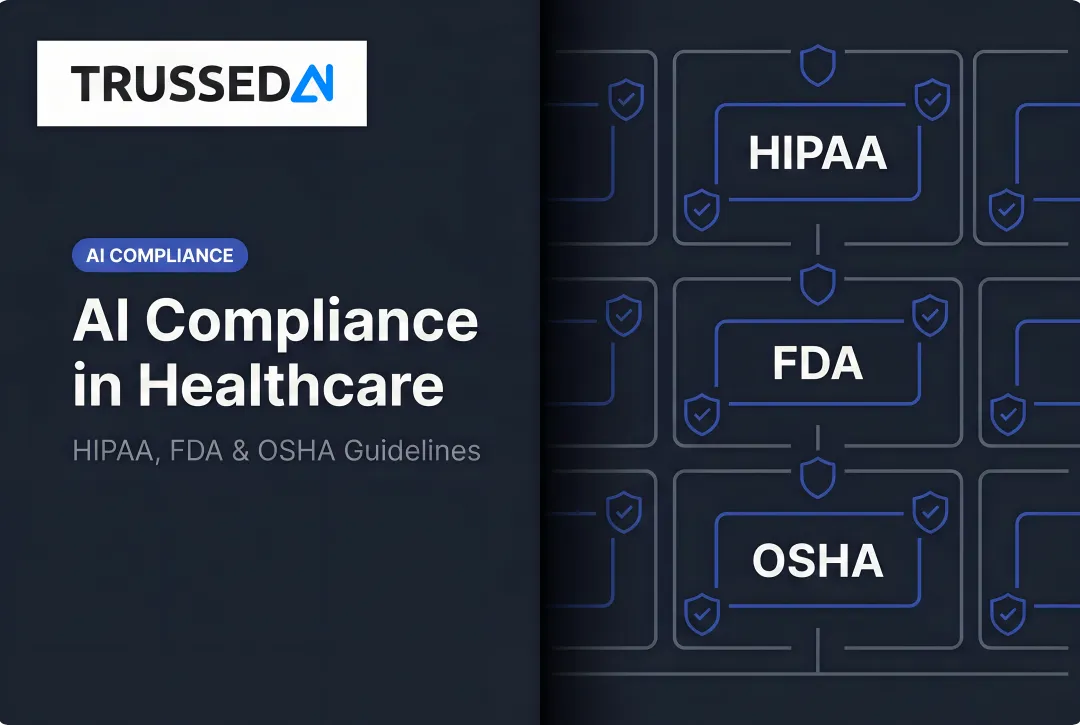 AI Compliance in Healthcare: HIPAA, FDA & OSHA Guidelines