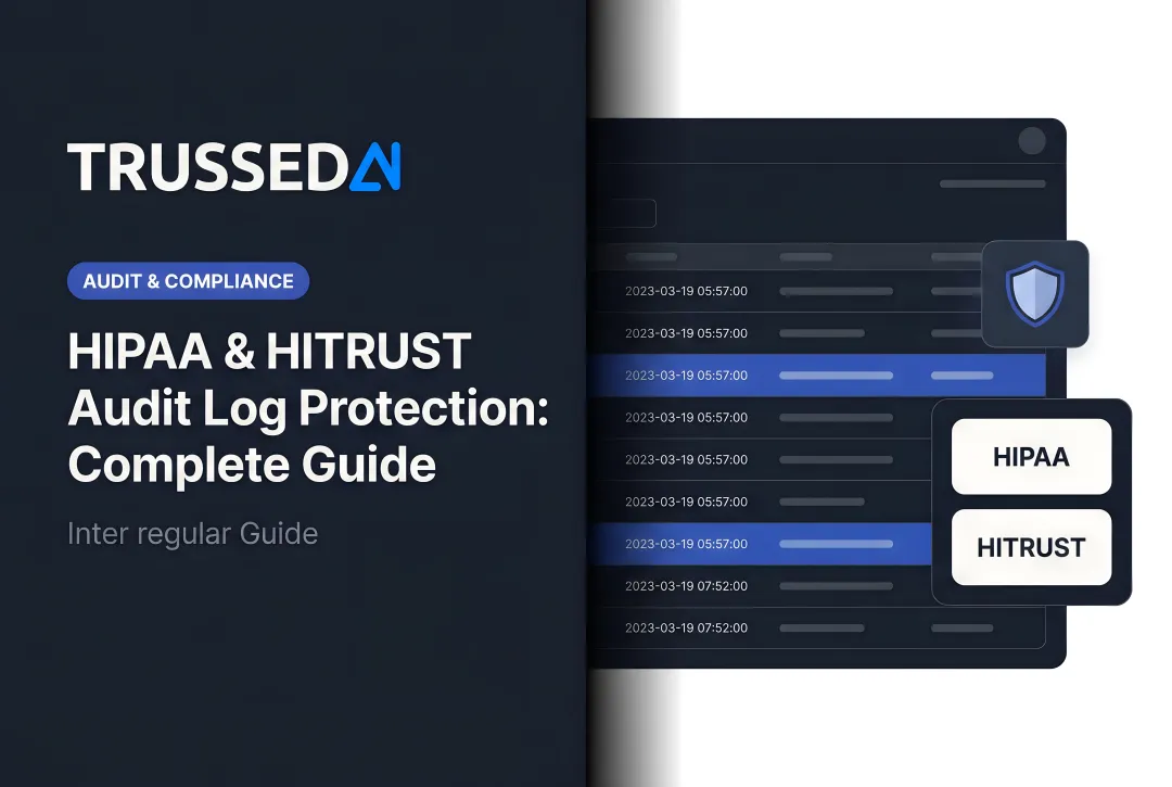 HIPAA & HITRUST Audit Log Protection: Complete Guide