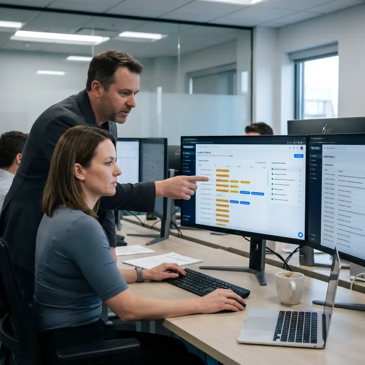 AI incident response workflow review