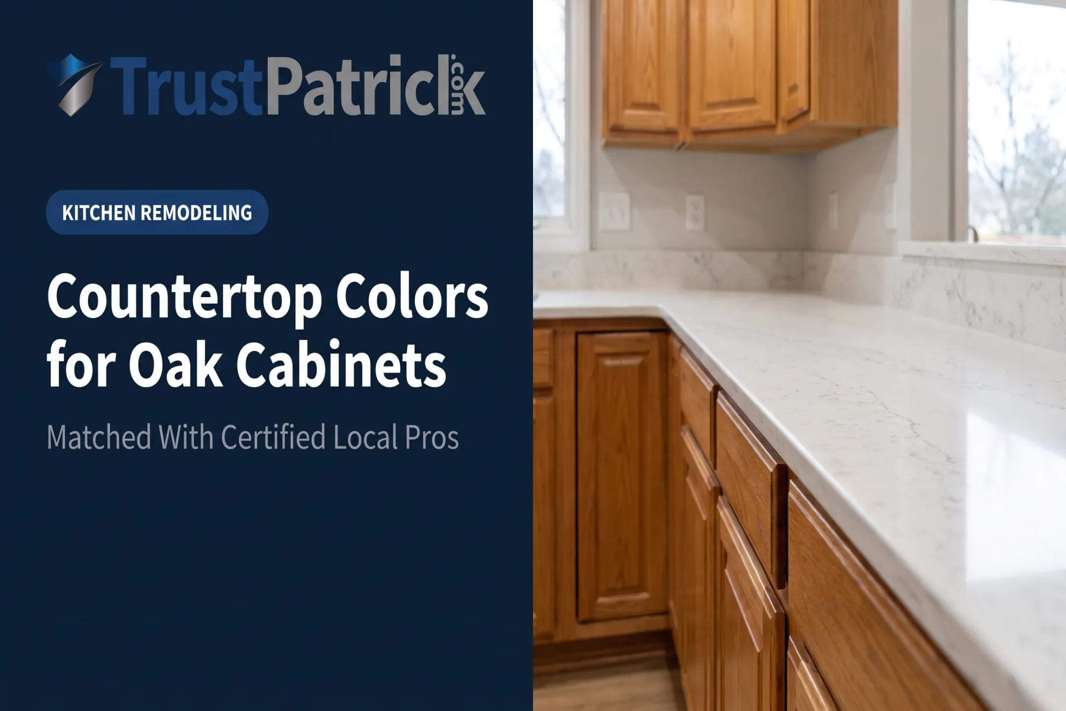 Countertop Colors for Oak Cabinets