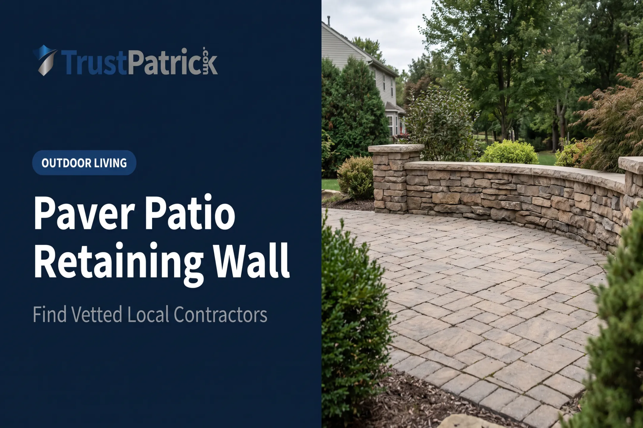 Paver Patio Retaining Wall