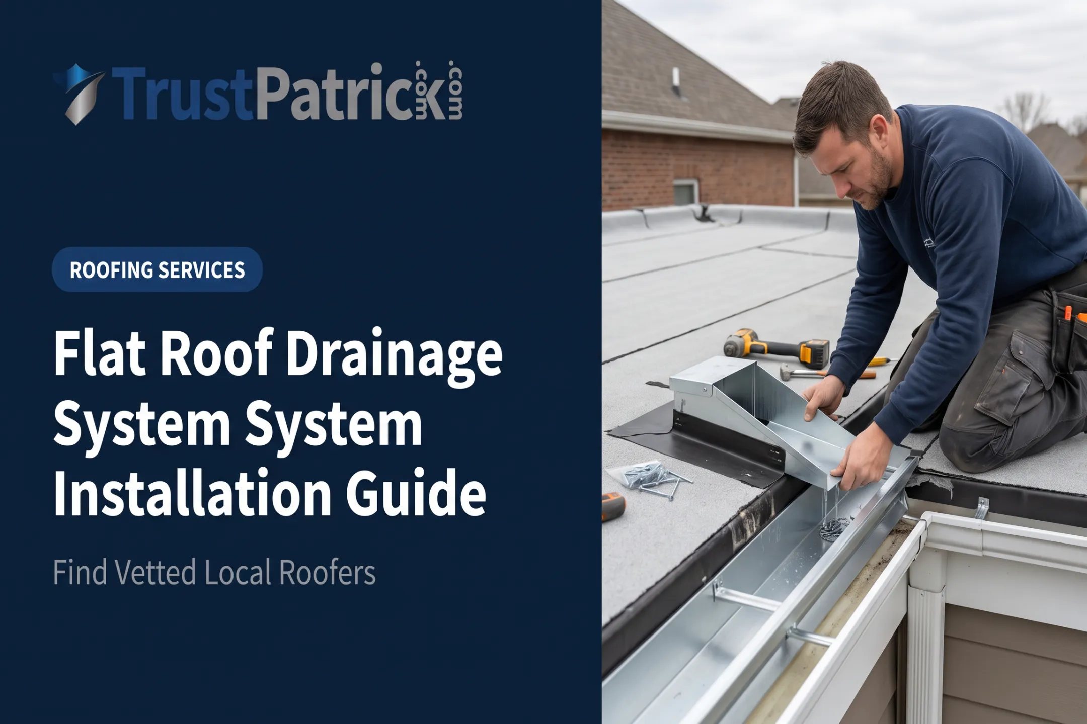 Flat Roof Drainage System Installation Guide