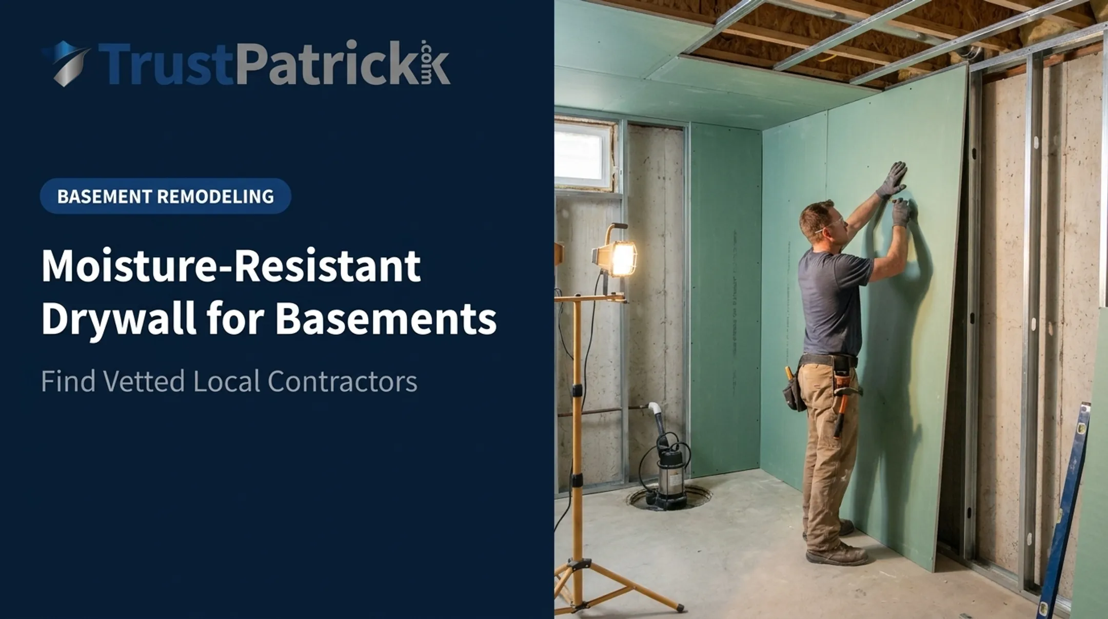 Moisture-Resistant Drywall for Basements