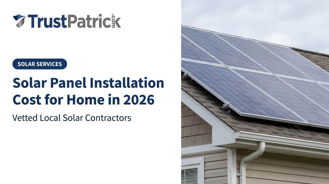Solar Panel Installation Cost for Home in 2026