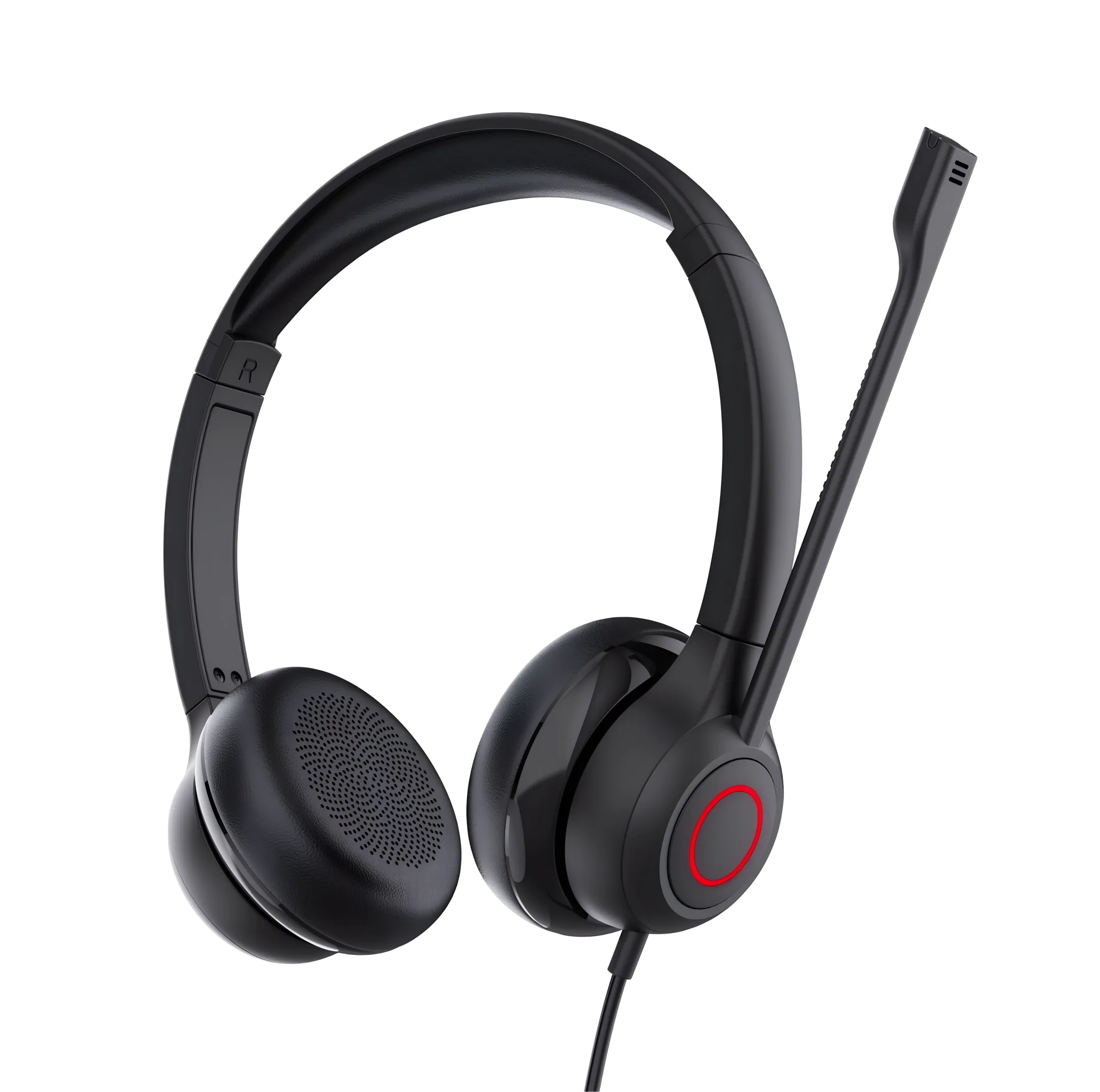 TruVoice VoicePro 40 UC Double Ear USB / 3.5mm Headset with Call Control