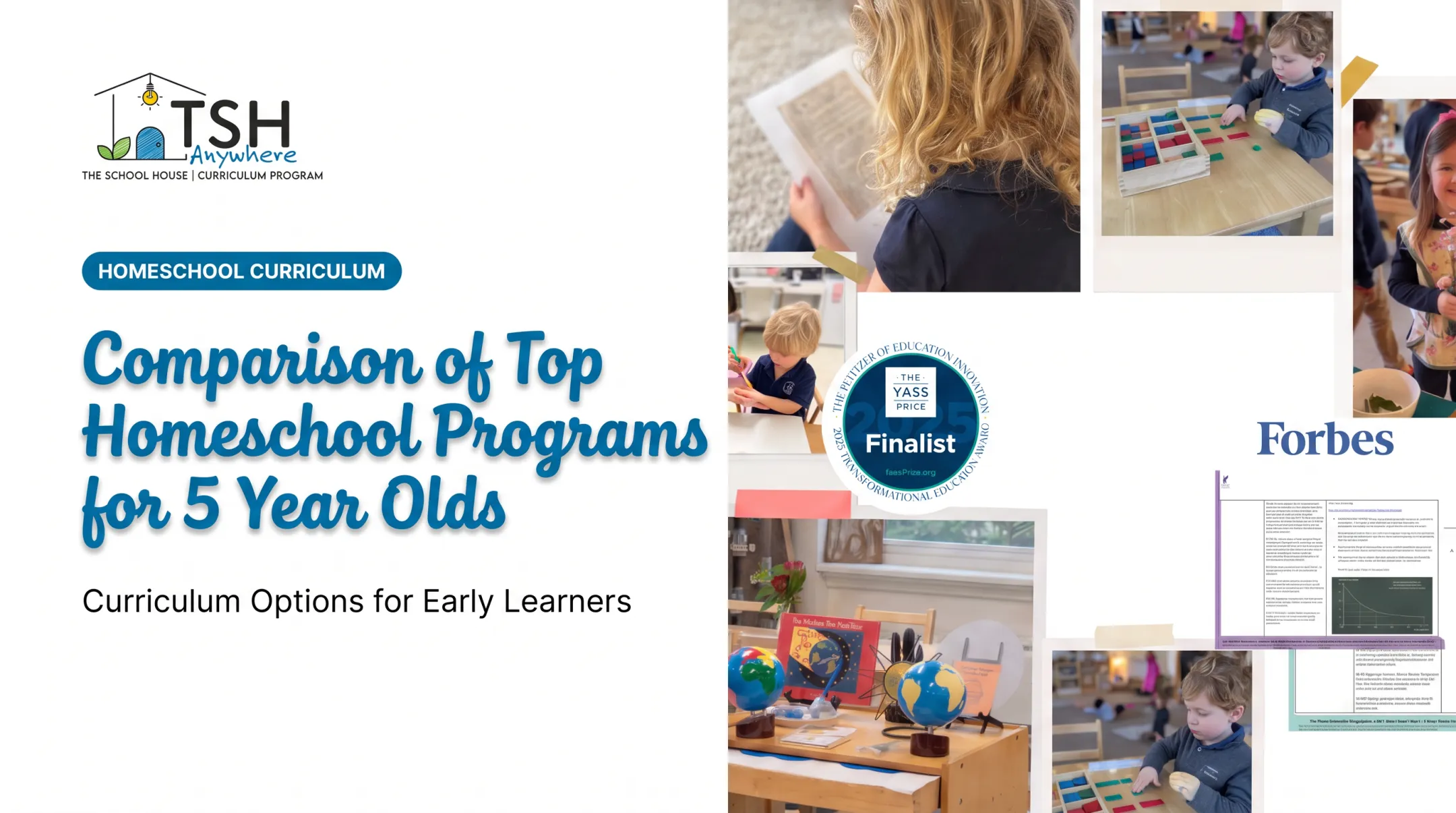Comparison of Top Homeschool Programs for 5 Year Olds